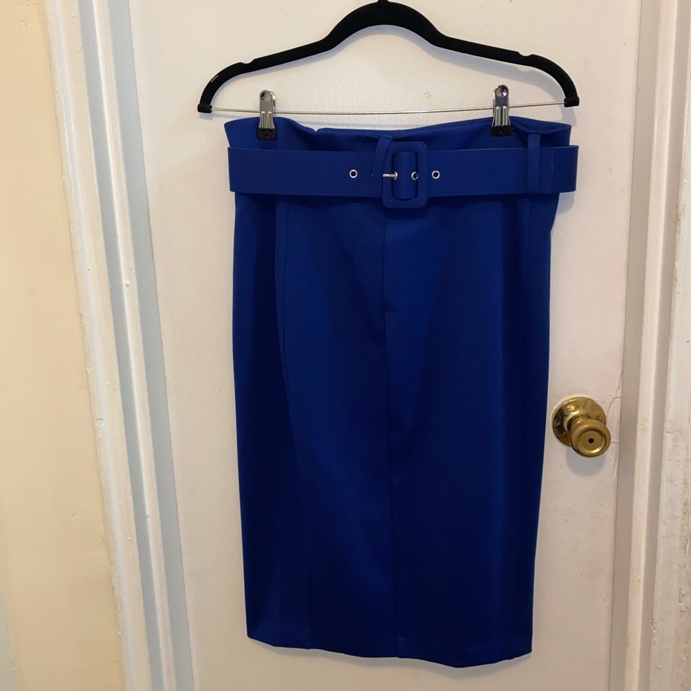 Royal Blue Pencil Skirt NWT